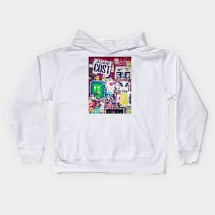 Street Art Wall NYC Graffiti Sticker Kids Hoodie